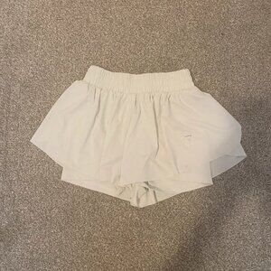 white tennis skort